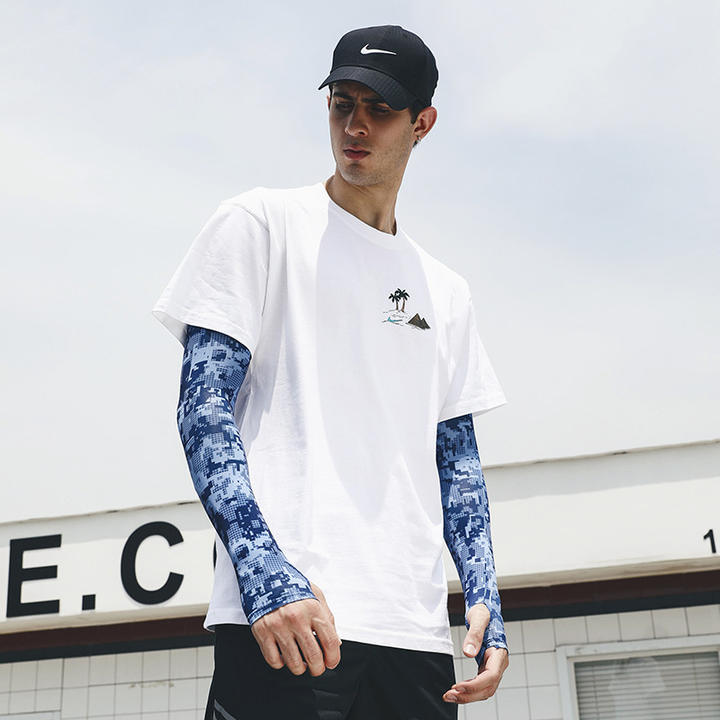 Summer sunscreen men's Sport basketball Arm sleeves UV arm guards arm protection sleeve Mass Wholesale Innovation