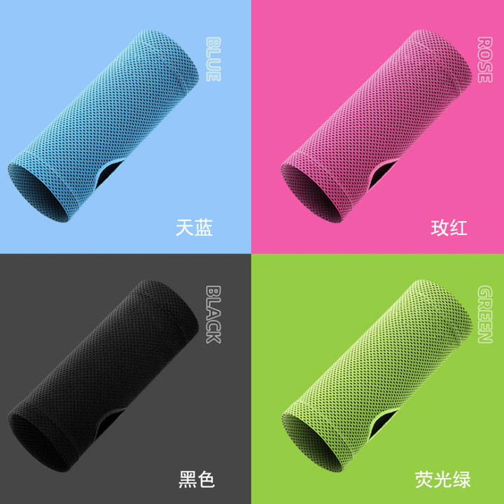Sunscreen ice silk gloves sweat absorption breathable thin wrist brace sports cycling running half finger Wrist protection Supplier Wholesale