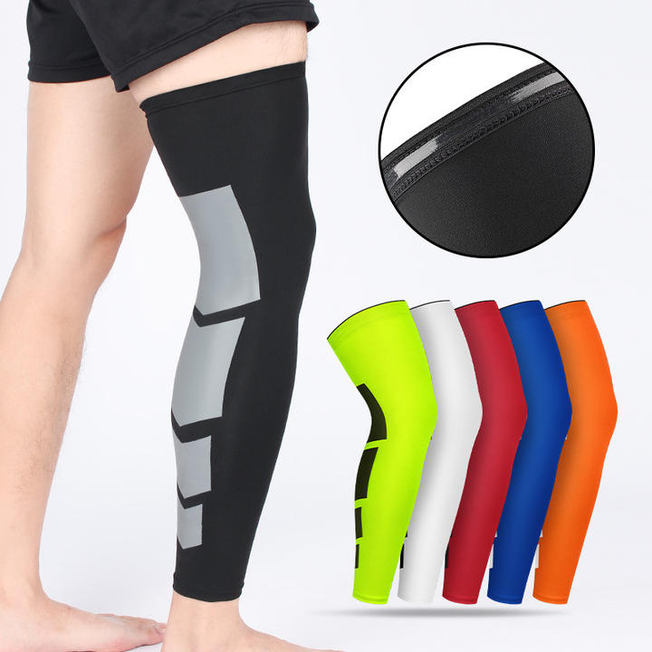 Super Compression Sleeves Elastic Basketball Leg Warmers Unisex Professional Calf Thigh Knee Brace Soccer Volleyball Cycling