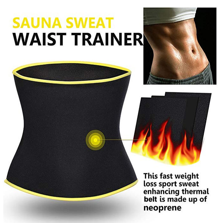 Sweat Belt Fajas Reductoras Waist Trainer Body Shaper Women Slim Belly Girdles Waist Cincher Corset Workout Neoprene Belt