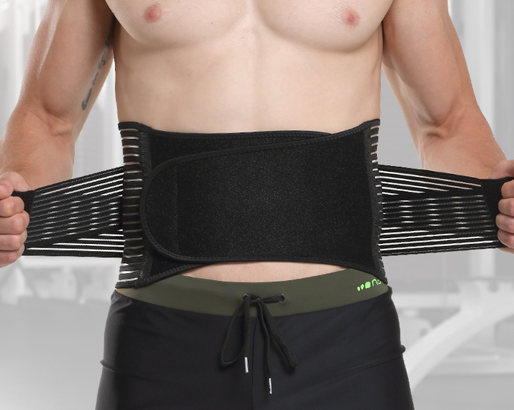 Sweat Waist Support Belt Back Waist Trainer Trimmer Belt Gym Waist Protector Weight Lifting Sports Body Shaper Corset