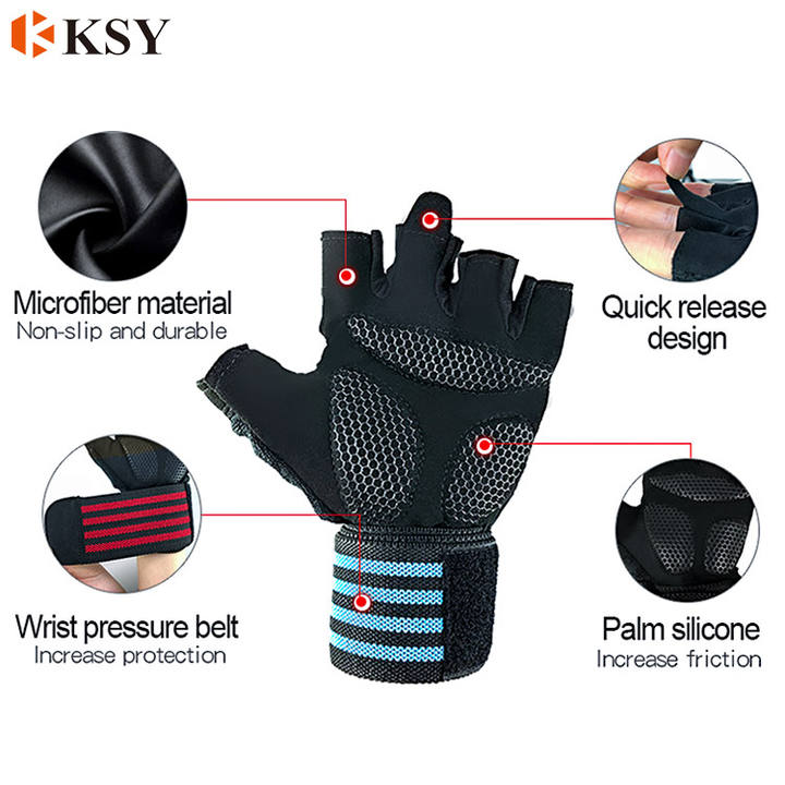 Sweatproof Sports Gloves That Gym Comfortable Breathable Weight Lifting Gloves Trade Factory Direct