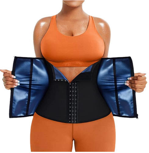 Thickened silver ion zipper Waist Cinchers Women Waist Trainer Trimmer Corset Sports Girdle Sauna Waist Trimmer Sweat Bands