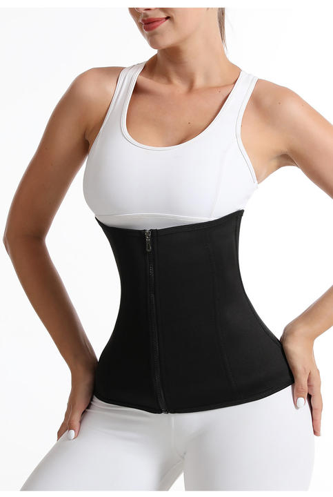 Thickened silver ion zipper Waist Cinchers Women Waist Trainer Trimmer Corset Sports Girdle Sauna Waist Trimmer Sweat Bands