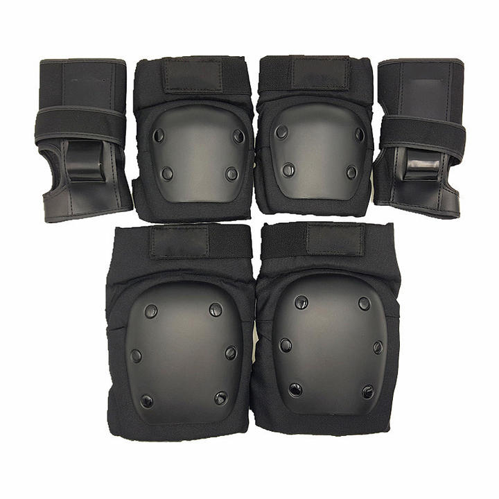 Thickened skate guard balance car skate Turtle guard Roller skate knee guard six-piece set suit for children and adult