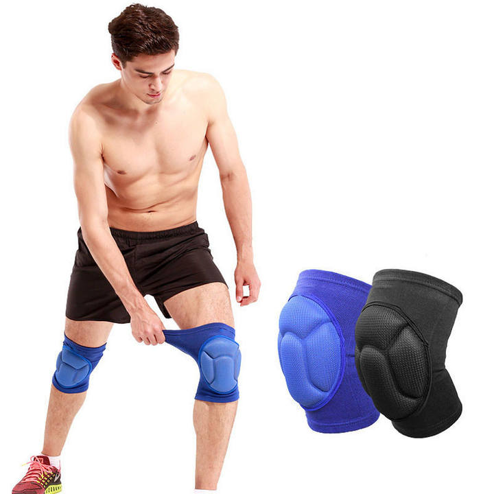 Thickening Sports Knee Pads Elastic Knee Pads Support Fitness Gear Basketball Volleyball Brace Protector Non-Slip Knee Pads Factory Wholesale