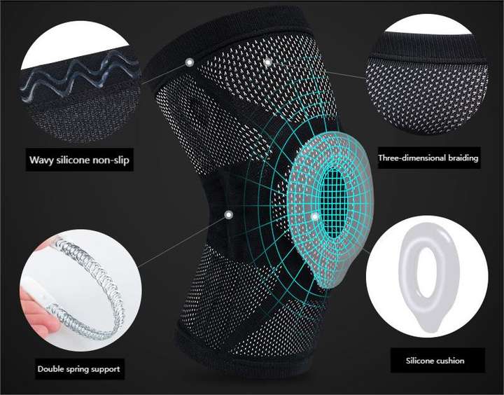 Thin breathable sports knee brace compression anti-collision outdoor basketball football mountaineering fitness brace Global Wholesale Market Operations