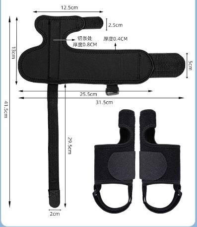 Thumb bone toe heavy camp toe divider can be adjusted day and night with toe fixation strap