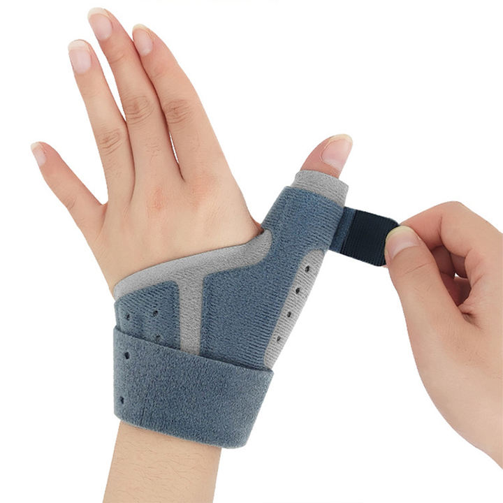 Thumb wrist protection finger sleeve strap pressure aluminum strip support big finger wrist protection Custom Manufacturing