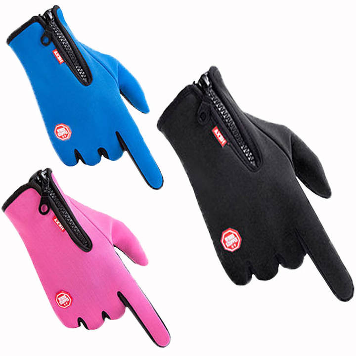 Touch screen cycling gloves for men windproof warm fishing hiking gloves touch and splash proof outdoor gloves