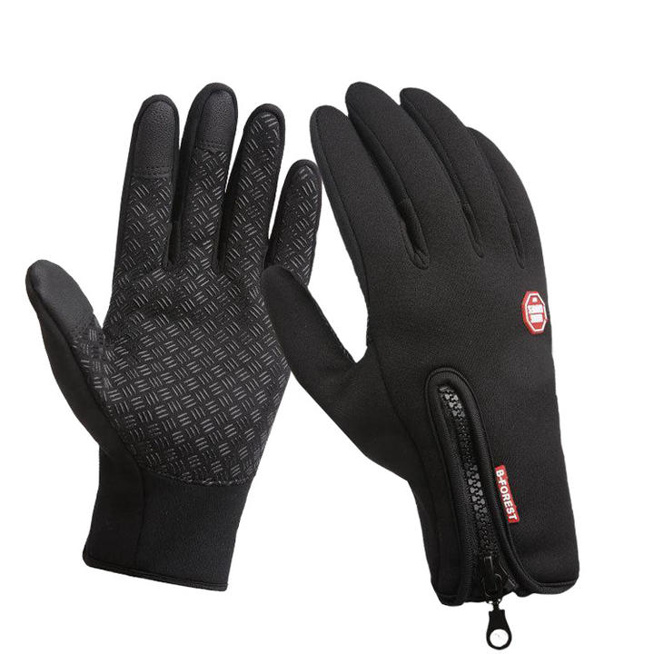 Touch screen cycling gloves for men windproof warm fishing hiking gloves touch and splash proof outdoor gloves Private Label Manufacturing