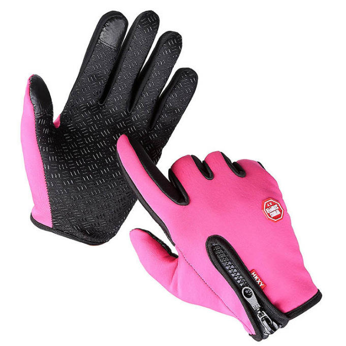 Touch screen cycling gloves for men windproof warm fishing hiking gloves touch and splash proof outdoor gloves Private Label Manufacturing