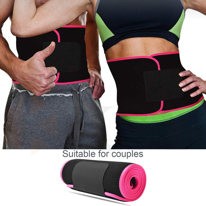 Tummy trimmer back support waist slimming belt for exercise body