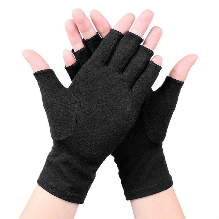 Unisex Half Finger Gloves Gym Fitness Motorcycle Half Finger Riding Driving Gloves