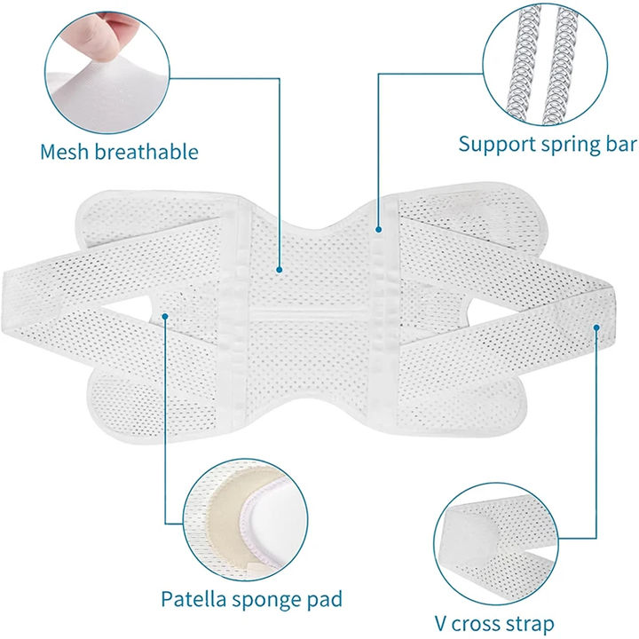 Upgraded Compression Knee Brace with Side Stabilizers Breathable Adjustable Knee Support for Knee Pain Arthritis Injury Recovery China Factory Direct Export