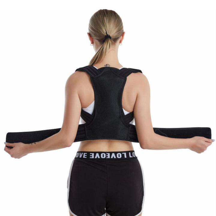 Upper back support brace belt straightener posture corrector belt shoulder body Posture corrector de postura