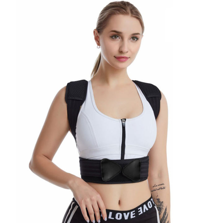 Upper back support brace belt straightener posture corrector belt shoulder body Posture corrector de postura