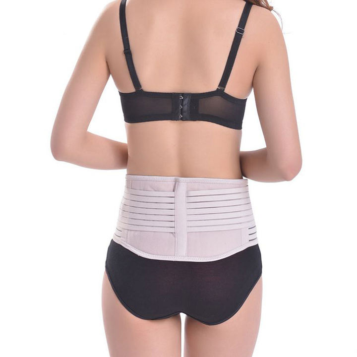 Waist Support Brace Lumbar Decompression Lower Back Straightener Sports Protective Fitness Adjustable Waist Belt