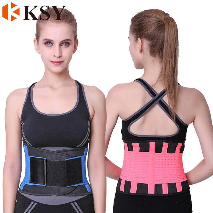 Waist Trimmer Belt Adjustable Weight Loss Wrap Sweat Workout Neoprene Waist Support Back Support Belt Waist Trainer