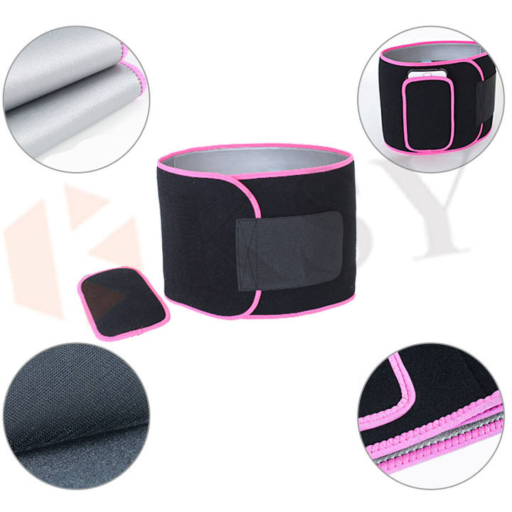 Waist Trimmers Sweat Bands Belt Seamless Sauna Women Waist Trainer Shaper Belt Support with sliver coating Factory Wholesale Factory