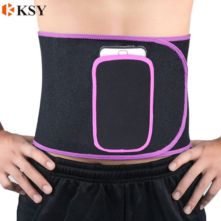 Waist Trimmers Sweat Bands Belt Seamless Sauna Women Waist Trainer Shaper Belt Support with sliver coating Factory Wholesale Factory