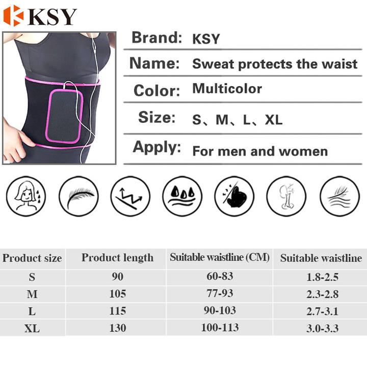 Waist Trimmers Sweat Bands Belt Seamless Sauna Women Waist Trainer Shaper Belt Support with sliver coating Factory Wholesale Factory