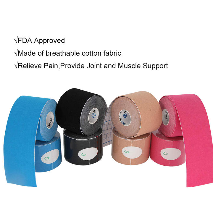 Water-Proof Cotton Muscle Sports Tape Face Tape Wrinkle Reducer Kinesiology Tape