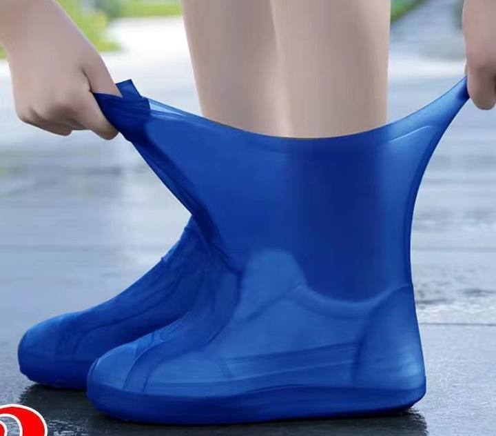 Waterproof Rain Shoes Covers Reusable Silicone Outdoor Rain Boots Overshoes Walking Shoes Supplies Reusable Fashion Shoes Cover