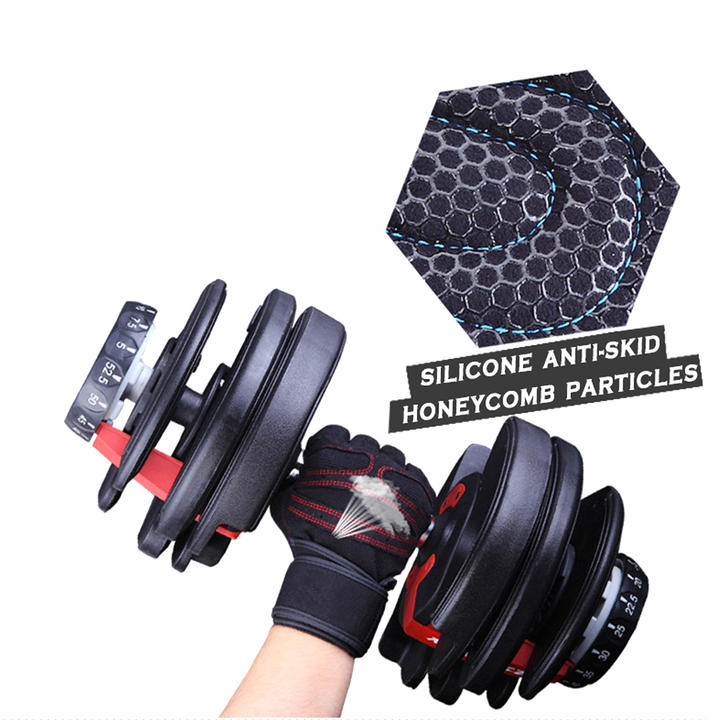 Weight Lifting Gym Workout Full Finger with Wrist Wrap non-skid sports fitness gloves for woman and man Export Manufacturing