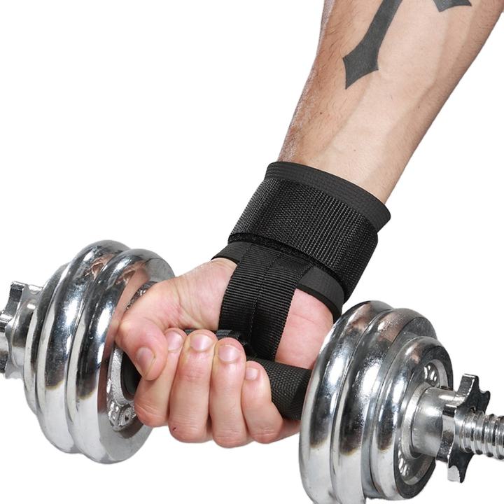 Weight Lifting Powerlifting Training Fitness Gloves Anti-slip Hand Wraps Wrist Straps Support Gym Lifting Straps