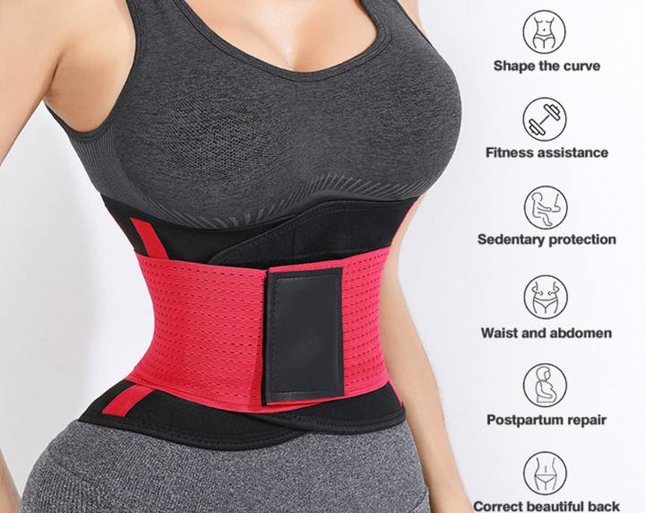 Weight Loss Tummy Wrap Band Custom Women Back Support Belt Sauna Sweat Slimming Waist Trimmer Belt Waist Trainer For Gym Direct Factory Wholesale