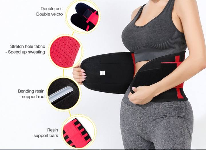 Weight Loss Tummy Wrap Band Custom Women Back Support Belt Sauna Sweat Slimming Waist Trimmer Belt Waist Trainer For Gym Direct Factory Wholesale