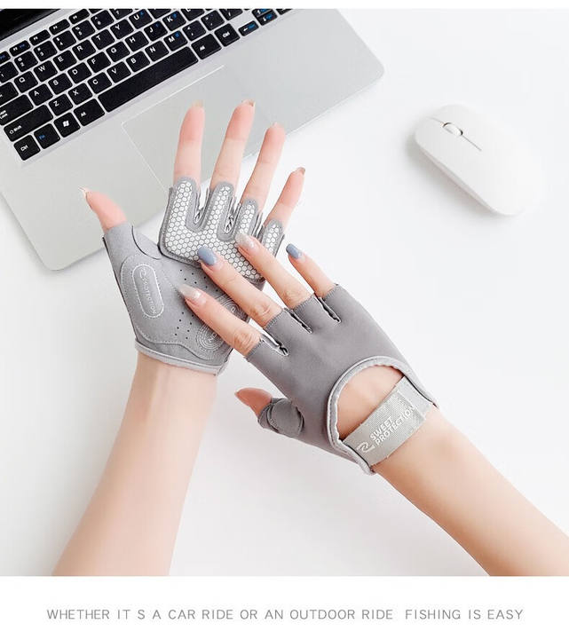 Weightlifting Gloves Women Bicycle Bodybuilding Workout with Wrist Bands Gym Fitness Gloves Wholesale Manufacturer