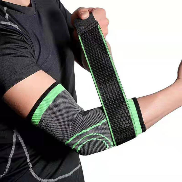 Whole sale  Elastic Elbow Bandage Compression elbow Support protector for men and women sport safely