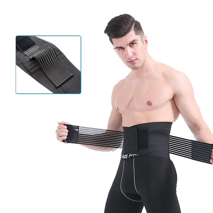 Wholesale Electric Waist Belt Men's Waist Support Belt Sport Fitness Medical Neoprene Tummy Waist Trimmer Slimming Belt Manufacturing & Supply Trade