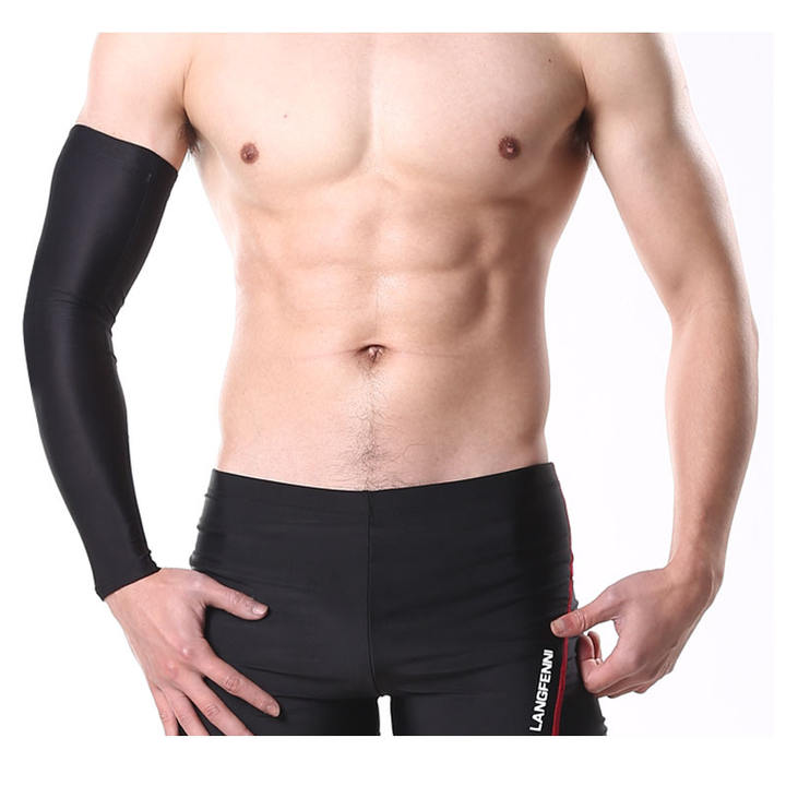 Wholesale Long Arm Sleeves UV Protection Compression Sports Sleeves Cycling Hiking Golf Basketball Driving Fishing Elbow Cover Bulk Orders
