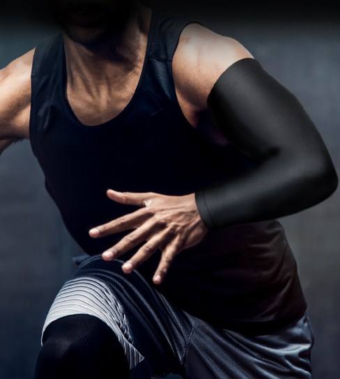 Wholesale Long Arm Sleeves UV Protection Compression Sports Sleeves Cycling Hiking Golf Basketball Driving Fishing Elbow Cover Bulk Orders