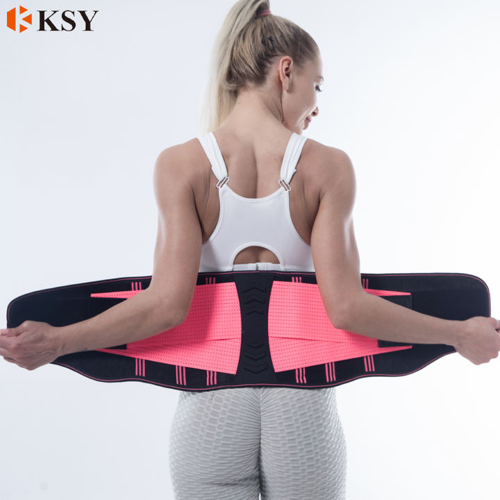 Wholesale Neoprene Sweat Waist Support Belt Back Support Waist Trainer Trimmer Belt Gym Waist Protector belt