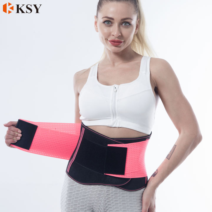 Wholesale Neoprene Sweat Waist Support Belt Back Support Waist Trainer Trimmer Belt Gym Waist Protector belt