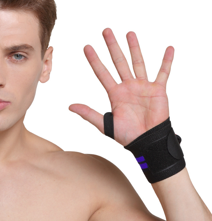 Wholesale Sports Elastic Stretchy Weight Lifting Wrist Support Wrap Brace Weightlifting Wrist wraps Factory to Consumer Hub