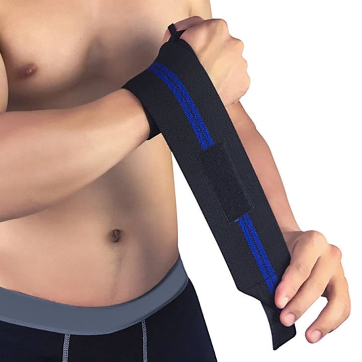 Wholesale Sports Elastic Stretchy Weight Lifting Wrist Support Wrap Brace Weightlifting Wrist wraps Factory to Consumer Hub