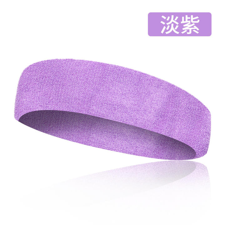 Wholesale Sweat-absorbent Sports Hairbands Basketball Yoga Running Sweatband Combed Cotton Towel Headband Export Manufacturing Efficiency