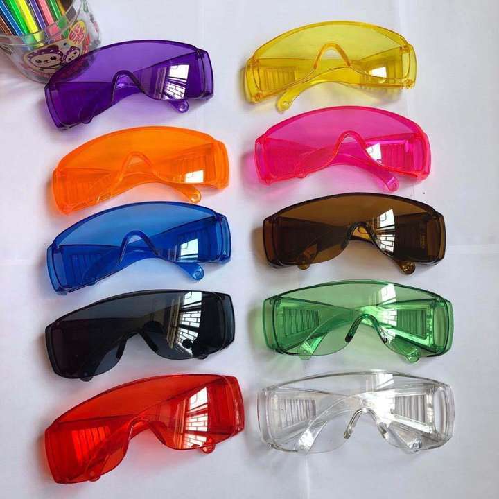 Wholesale colored louver glasses windproof dustproof waterproof impact resistant protective glasses Manufacturing and Export