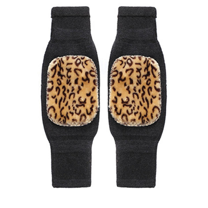 Winter cashmere knee pads with wool thickening men and women old cold leg joint knee cold knit warm knee pads Rapid Production Solutions Trade