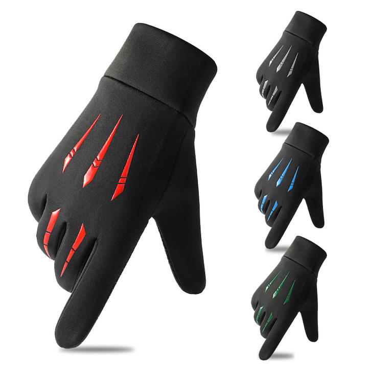 Winter gloves for men Warm cycling touch screen plus fleece non-slip outdoor sports motorbike riding gloves Wholesale B2B Pricing