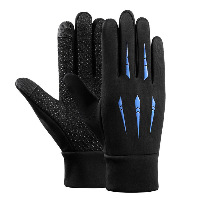 Winter gloves for men Warm cycling touch screen plus fleece non-slip outdoor sports motorbike riding gloves Wholesale B2B Pricing