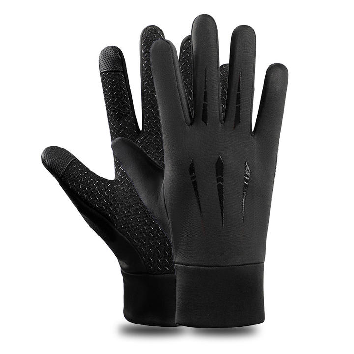 Winter gloves for men Warm cycling touch screen plus fleece non-slip outdoor sports motorbike riding gloves Wholesale B2B Pricing