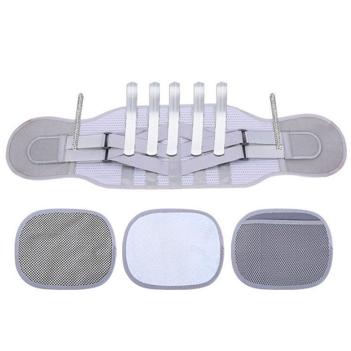 With 3 Pad Tourmaline Self-Heating Magnetic Orthopedic Waist Trainer Support Belt Lumbar Disc Herniation Back Brace Spine Corset Discount Factory Network