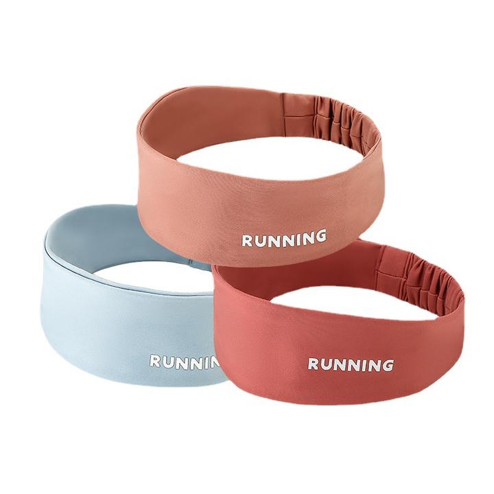 Women Men Fitness Elastic Headband  Sweat Absorption Breathable Quick Drying Outdoor Sports Running Hair Band Export Factory
