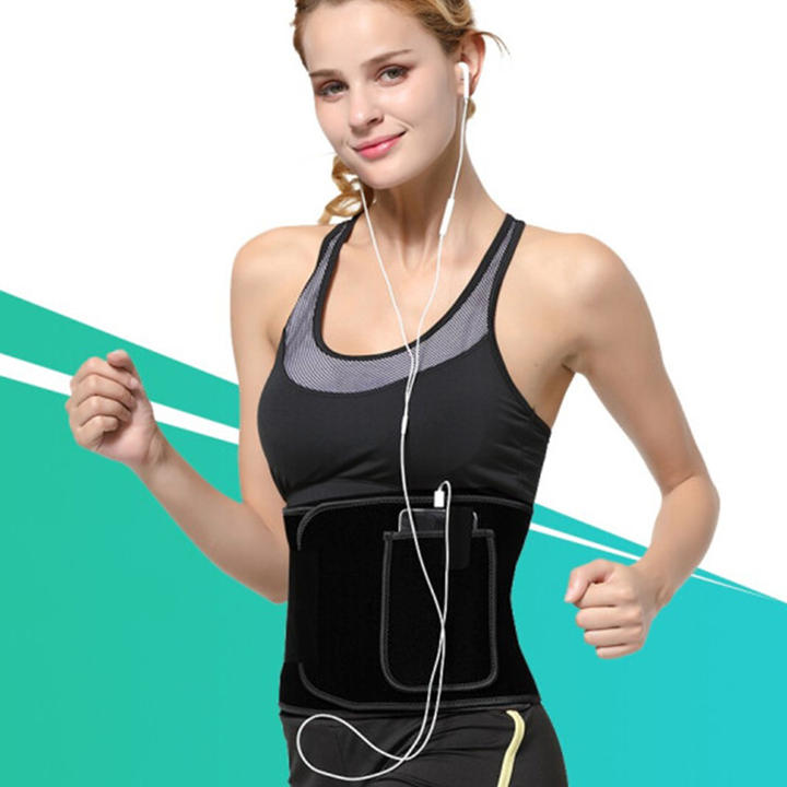 Women Slimming Tummy Control Belt Adjustable Waist Trimmer Belt Neoprene Waist Trainer Shaper Support Private Label